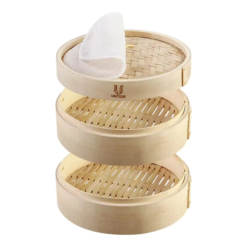 Bao Steamer Bamboo - Parowar do żywności z bambusa 25