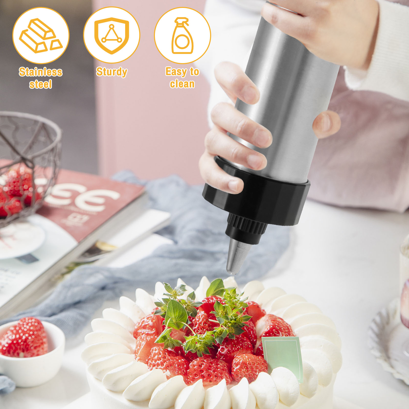 Zestaw do robienia ciastek, pi – Churros Maker Gun recenzja i cena