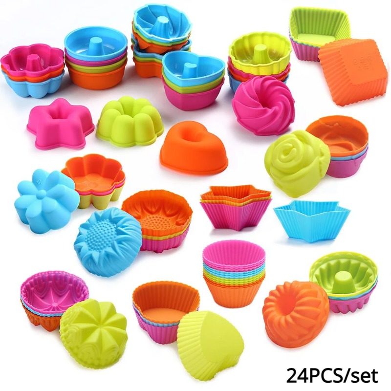 24 szt. silikonowych foremek d – Donut Mold Silicone recenzja i cena