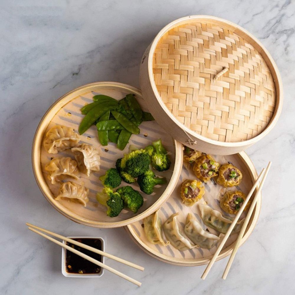 Chiński parowar bambusowy do g – Bao Steamer Bamboo recenzja i cena